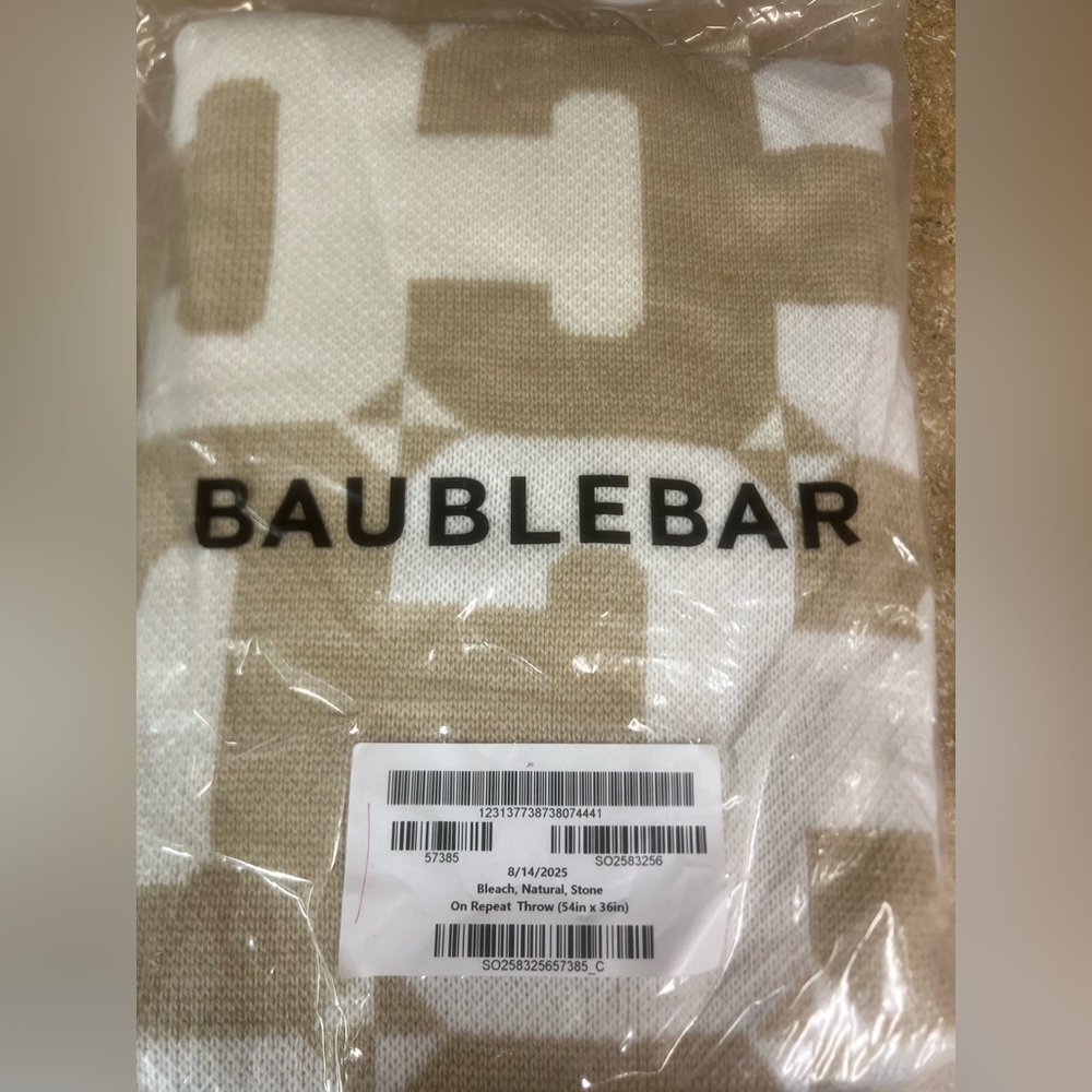 NEW BAUBLEBAR CUSTOMIZED BLANKET LETTER C